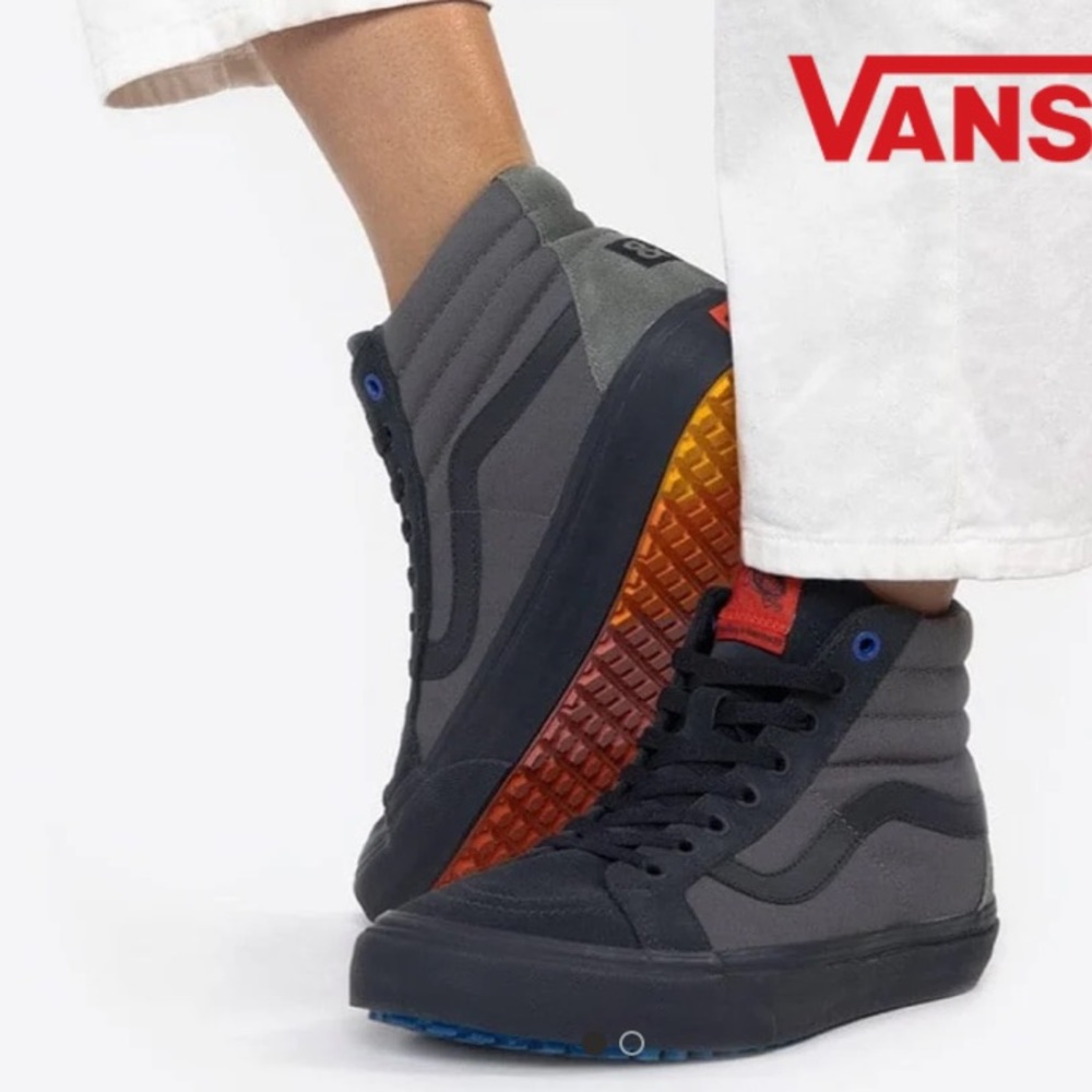 NWT Vans Sk8- Hi Hedley & Bennett collab 8.5 women’s/7 men’s Charcoal